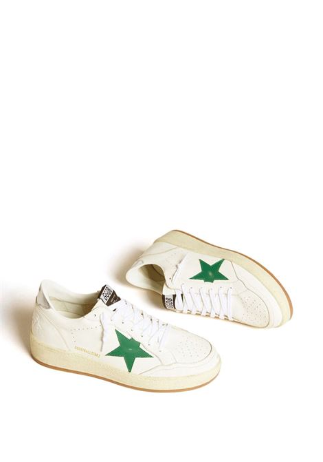 Sneakers Ballstar 2 in bianco Golden goose - uomo GOLDEN GOOSE | GMF00804F00697110630